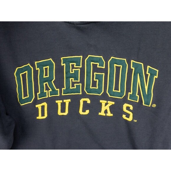 Oregon Ducks Hoodie Mens Large Gray Sweatshirt Embroidered Stadium Athletics - Picture 7 of 11